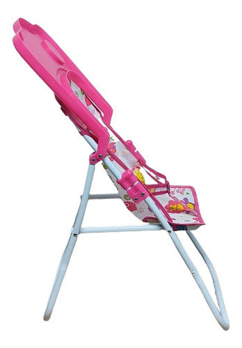 Faydi Foldable High Chair Toy for Dolls and Baby Dolls 3