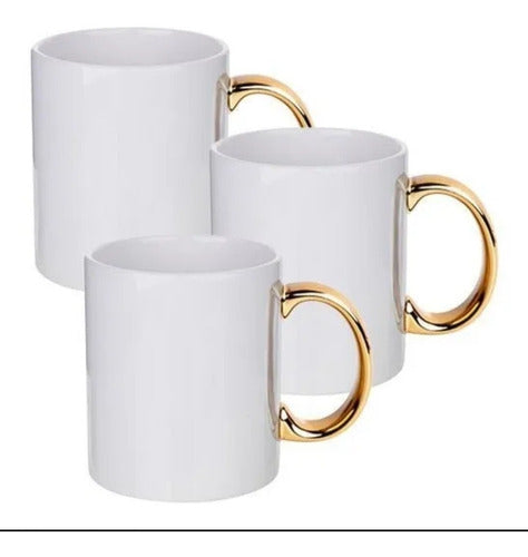 SD Personalized Mugs with Gold or Silver Handle 1