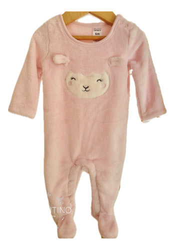 Carter's Super Soft Plush Bear Onesie 0