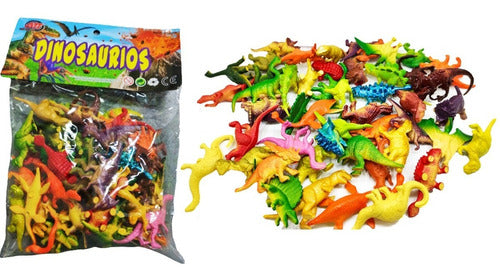 Cotillon Luminoso Mi Souvenir Dinosaurios De Goma 5 Cm Juguete Souvenir Piñata X 20 0