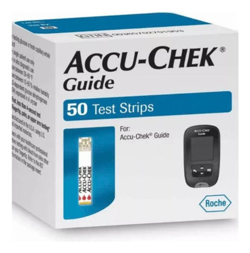 Tiras Reactivas Accu- Check Guide X 50 + Lancetas X 24 Un. 1