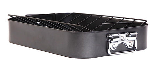 Gibson Home Top Roast Non-Stick Toaster with Rack, Black 0