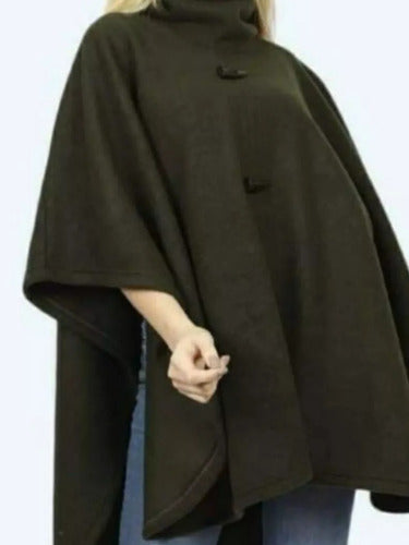 GER High Collar Polar Poncho 4