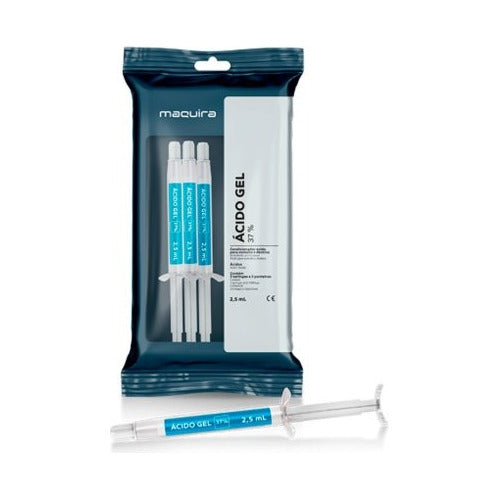 Maquira Acid Etchant X3 Syringes 2.5ml 37% Dentistry 0