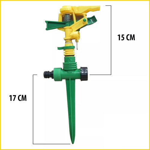 Plastirrabit Aspersor Jabalina Plastico Por Impulso Accesorio De Riego 2