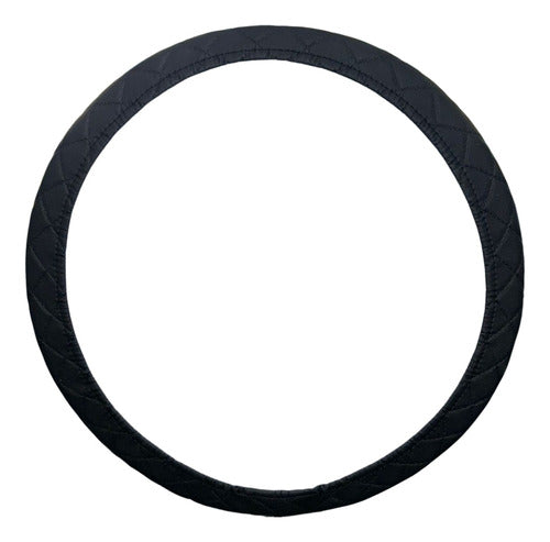 JOB Eco Leather Steering Wheel Cover 38-40 cm Black 1