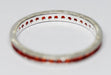 ANTICUARIOS2002 COMAR Endless Ring 925 Silver Red 7