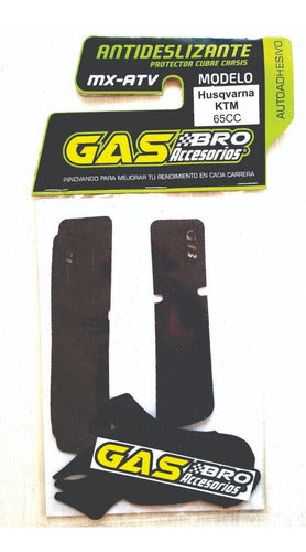 GasBro Accessories Anti-Slip Chassis Cover for Husqvarna and KTM 65cc Minicross 3