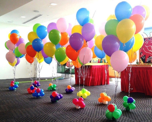 Helio Para 30 Globos Latex Garrafa Descartable  Nashville 5