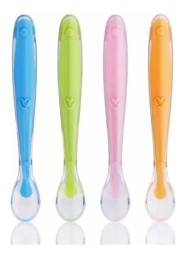 ChingaKids Silicone Baby Spoons x2 0