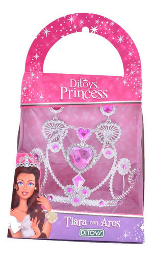 Ditoys Princesses Tiara With Rings Pink 0