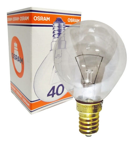 Osram Clear Drop Bulb 40W E14 0