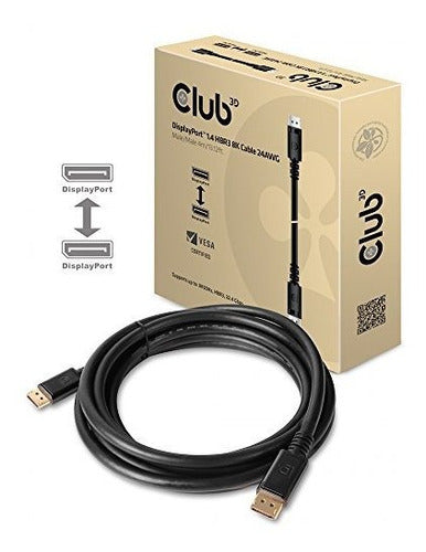 Club3D DisplayPort to DisplayPort 14HBR3 Cable DP 14 8K 60Hz 6