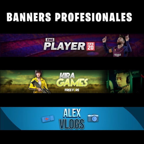 Professional YouTube Banner Design (24hrs or Less) 0