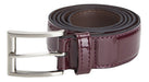 Quality Import USA Dress Patent Leather Belt for Men 6