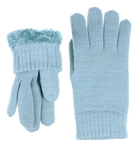 BYOS Winter Gloves for Women Toasty Warm Plush Fleece 2