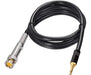 Eightwood BNC Male to 3.5mm Mono Male Audio Power Coaxial Cable - 3 Feet 1