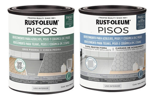 Floor Coating Tiles Color + Rust Oleum Protection 0