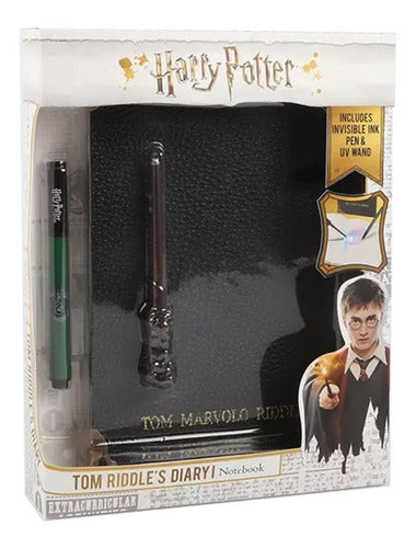 Wabro Harry Potter Notebook Tom Riddle Diary, Pen & Torch 0