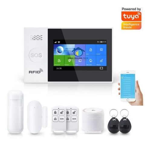 Tuya Complete Touch Smart GSM WiFi Alarm System 1