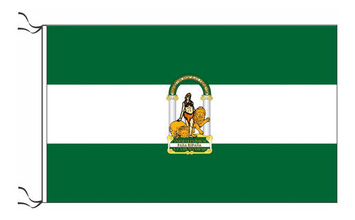 Rapi Arte Bandera De Andalucia 120x70cm Todas Las Provincias De España 0