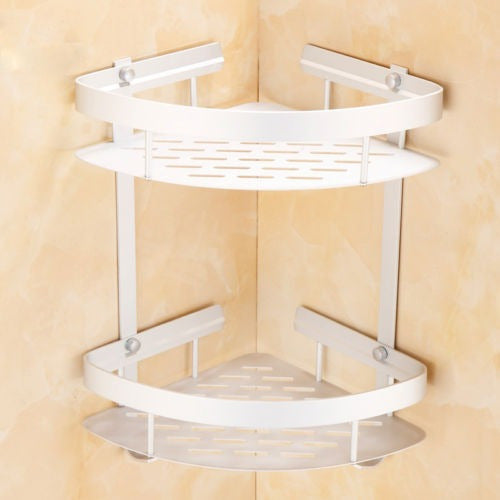 Champú Cesta Ducha Caddy Baño Esquina Rack Almacenamiento So 4