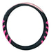 Universal 38cm Steering Wheel Cover with Pink Accent Peugeot 206/7 307/8 0