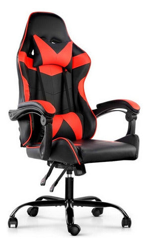 Lumax Gaming Chair ROM Black/Blue, Red, Gray, White 2