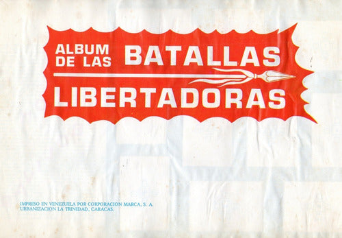 Álbum De Las Batallas Libertadoras (  Figuritas )  Venezuela 2