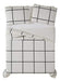 Truly Soft Everyday Kurt Black And White Stripe Quilt, King, 2