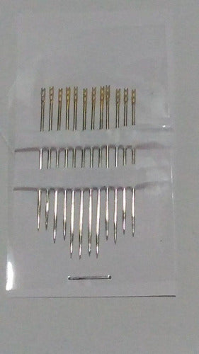 Golden Eye Needles Easy Threading X 10 Units 0