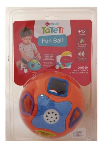 Fun Ball Brinquedo Educativo Com Som - Laranjado Ta Te Ti In 0