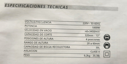 Maquina Cortadora De Cesped Electrica - Belarra 3