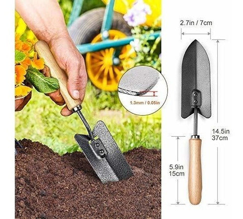 Mosfiata Garden Tool Set, 3-Piece Set 4