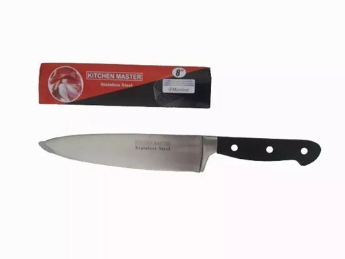 KITCHEN MASTER Cuchillo Forjado Acero Inox Profesional Hoja 20cm - 8 PuLG 0