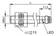 Sensor Inductivo M8 Pnp Na Conector M8 Balluff- Bes003p 1