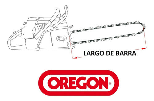 Espada Y Cadena Motosierra Makita Dcs-7300 Oregon 20''-50 Cm 2