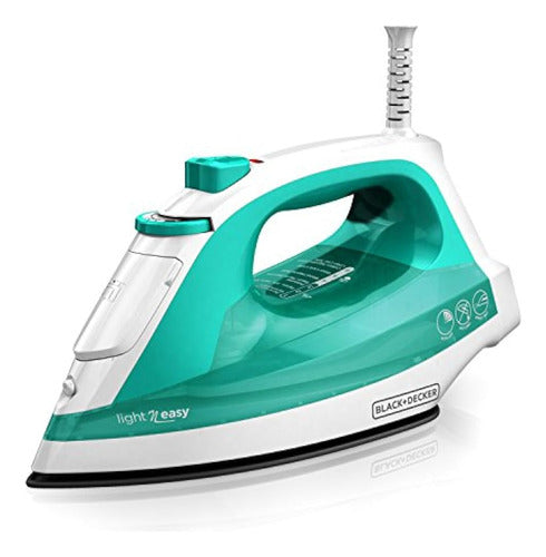 Blackdecker Light N Easy Plancha De Vapor Compacta Turquesa 0