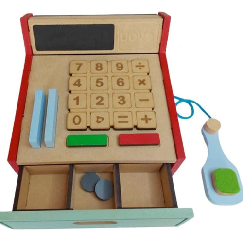 Educational Supermarket Cash Register Toy for Playful Children 0