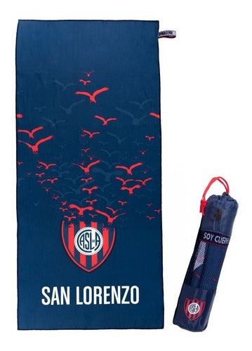 City Blanco Towel Fast-Drying San Lorenzo Football Original + Bag 0