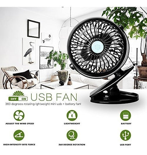 StillCool Small Portable Battery Operated Fan 3