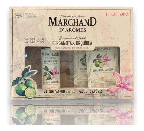 Marchand D'aromes Gift Set Duo Aroma Bergamota Y Orquidea 0