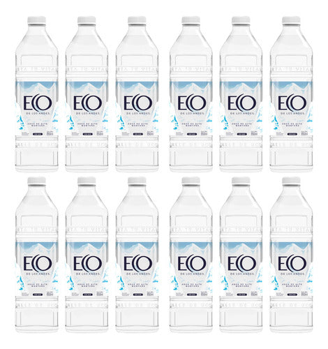 Agua Eco De Los Andes Sin Gas Botella 850ml X12 0