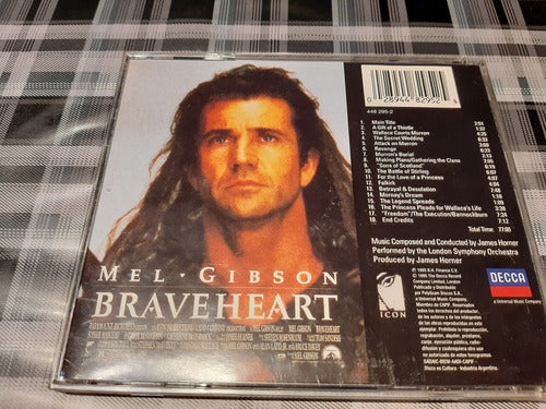 Braveheart - Mel Gibson - Cd Banda Sonora  Original 1