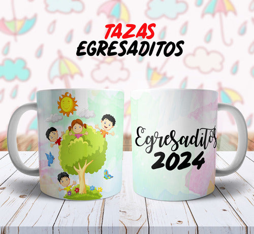 Sublimation Templates for Graduates 'Egresaditos' Cups Designs 5