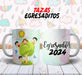 Sublimation Templates for Graduates 'Egresaditos' Cups Designs 5