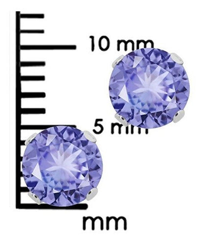 Joyeria De Mujer De Piedras Preciosas De Tanzanite Silversto 1