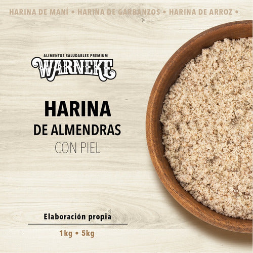 Harina De Almendras Con Piel - X 1kg - Calidad Premium 4