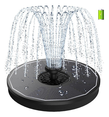 SZMP Solar Bird Bath Fountain, 3.5W Panel de Vidrio Solar 0