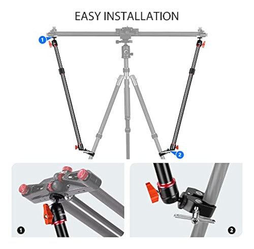 Estabilizador De Brazo De Soporte Deslizante De Cámara Neewe 2